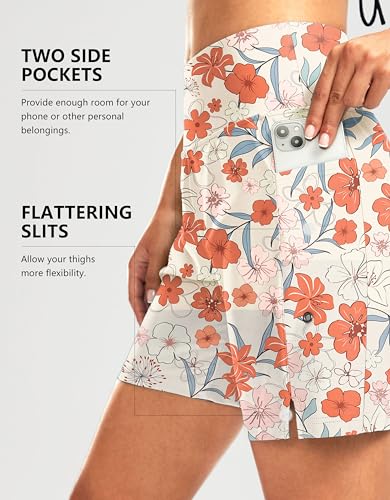 Image of G Gradual Women's 7 inch Long Swim Board Shorts High Waisted Quick Dry Beach Swimming Shorts for Women with Liner Pockets