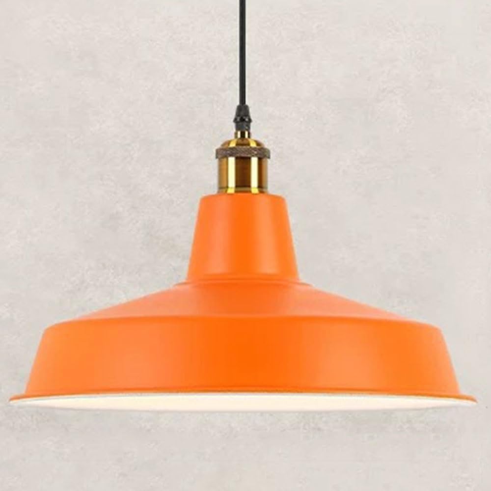Suspension industrielle E27 en fer CGTENBS luminaire rétro