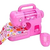 Amplia gama de usos: la mini máquina de coser eléctrica es adecuada para animar a los niños a aprender a coser o como un juguete para juegos de tareas domésticas.