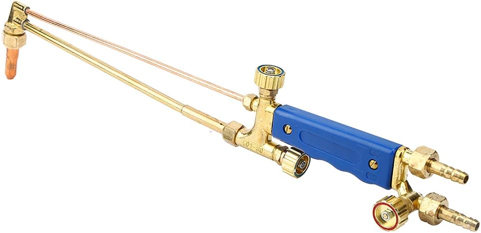 Professional Welding Torch Cutting Tool Heavy Duty All Copper Injector for Oxygen Acetylene Gas Cutting Suitable for Construction Metal Fabrication Industrial Use G01 30 Model