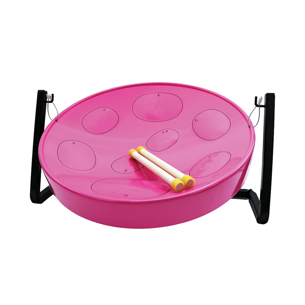 Amazon.com: Panyard JJ Jumbie Jam Steel Ready to Play Kit-Pink G