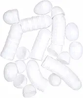 CellCase 30 ovos de páscoa de plástico branco branco em branco 30 peças