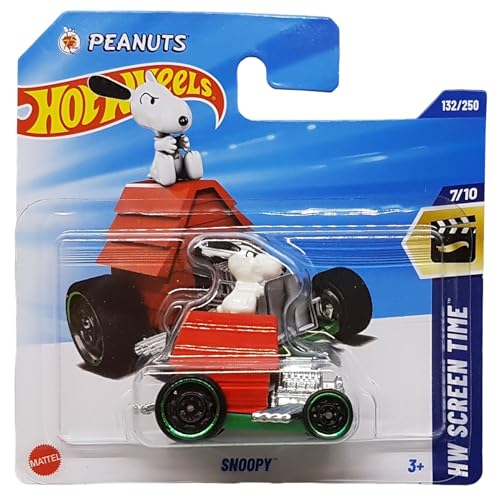 Hot Wheels - Snoopy - HW Screen Time 7/10 - HYW62 - Short Card - Peanuts - Mattel 2025-1:64
