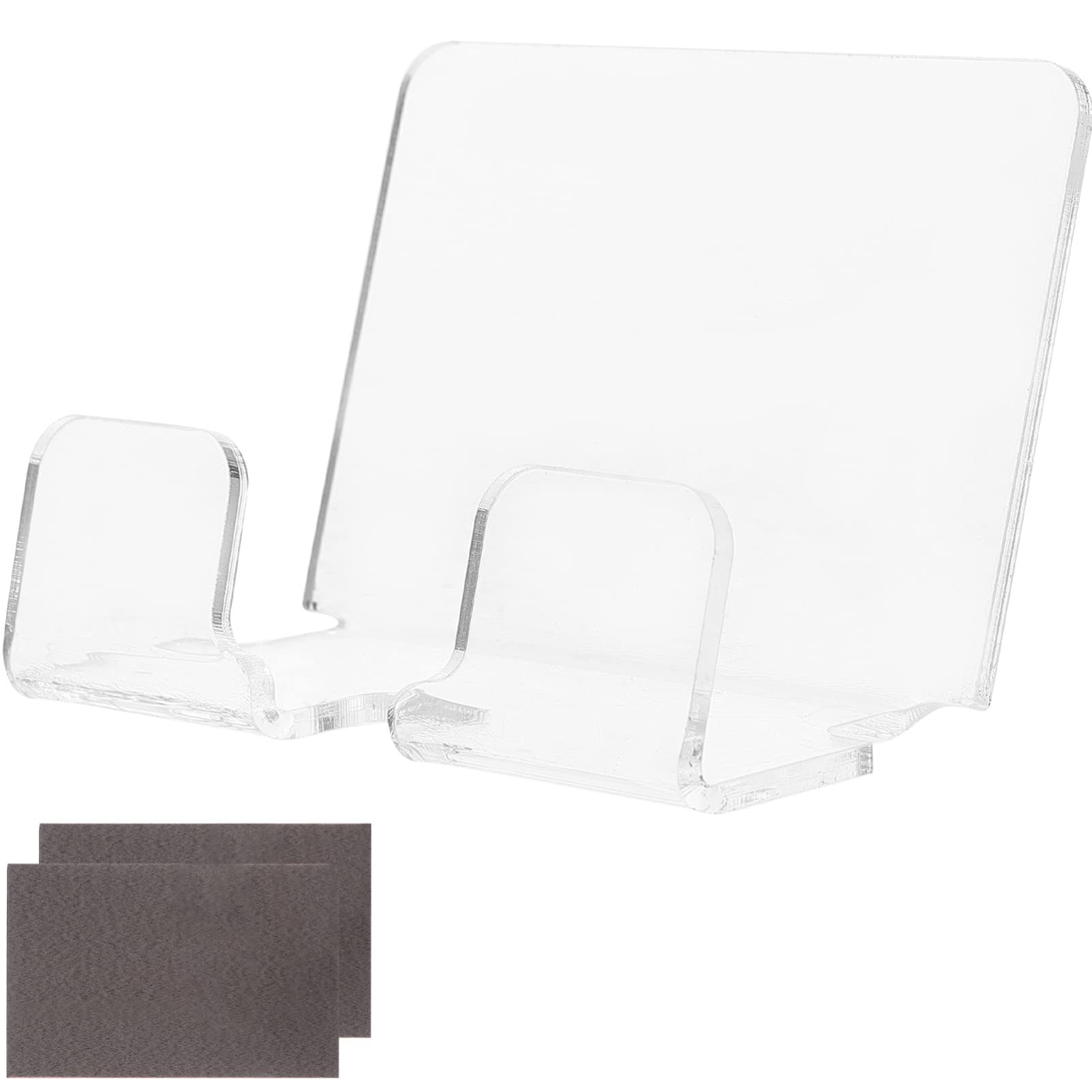 Gatuida Supporto per Telefono da Parete Supporto per Ricarica Cellulare Autoadesivo Scatola Portaoggetti da Parete da Comodino
