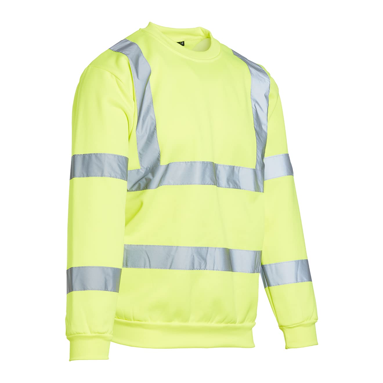 Blackrock Sweat-Shirt Jaune Haute visibilité, pour Homme et Femme, sécurité et Confortable, Haute visibilité, réfléchissant, entièrement certifié en