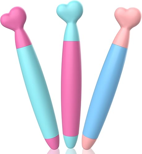 Digiroot Bolígrafos capacitivos para niños, paquete de 3 con puntas de goma duraderas, compatibles con Fire, iPad, iPhone, tabletas Android y