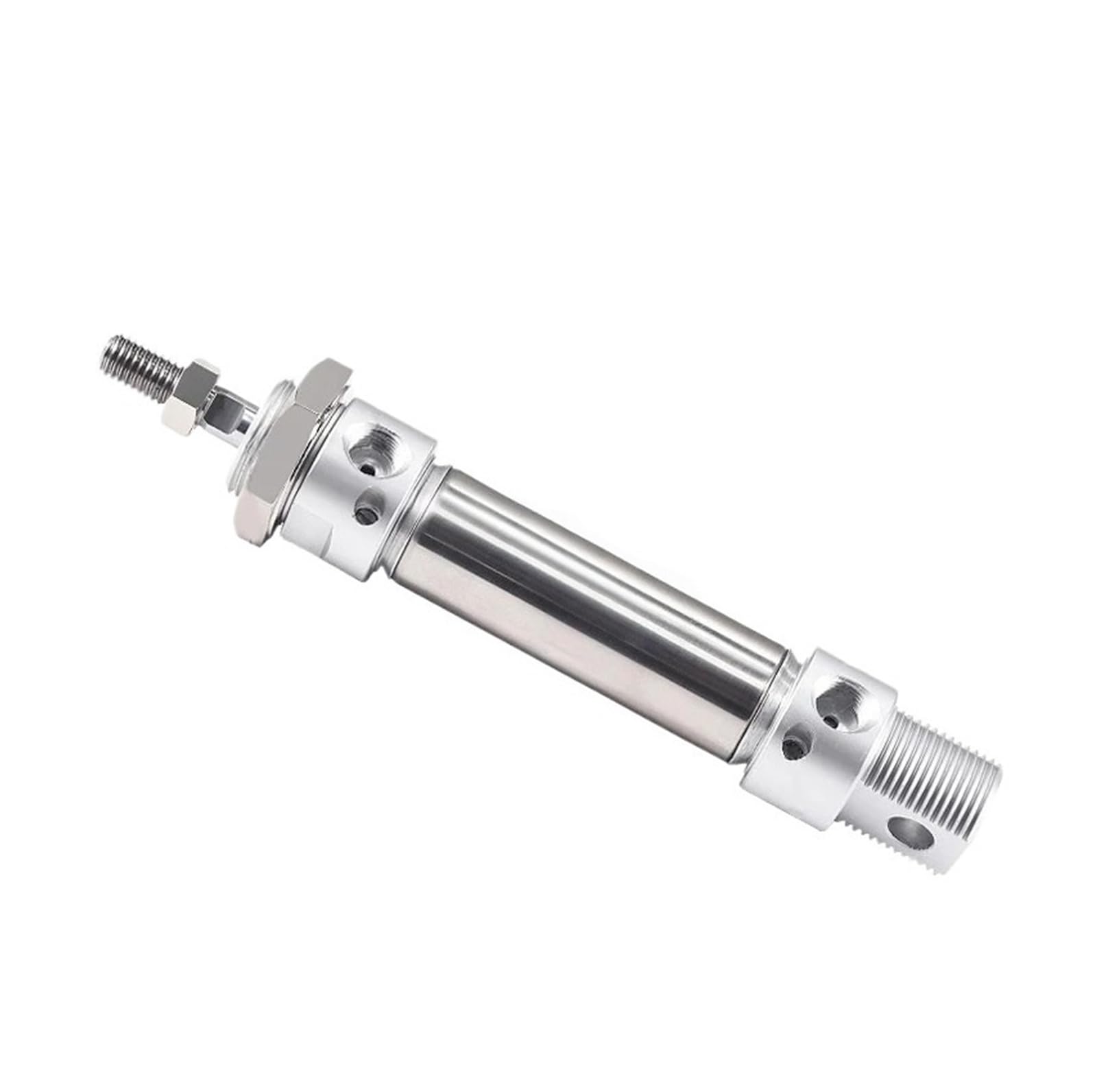 Mini cilindro neumático de acero inoxidable ajustable con amortiguador alternativo y imán, 16-25/50/75/100/125/150/175/200 mm(25mm)