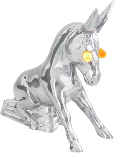 Grand General 48160 - Adorno de capucha de burro cromado con ojos iluminados