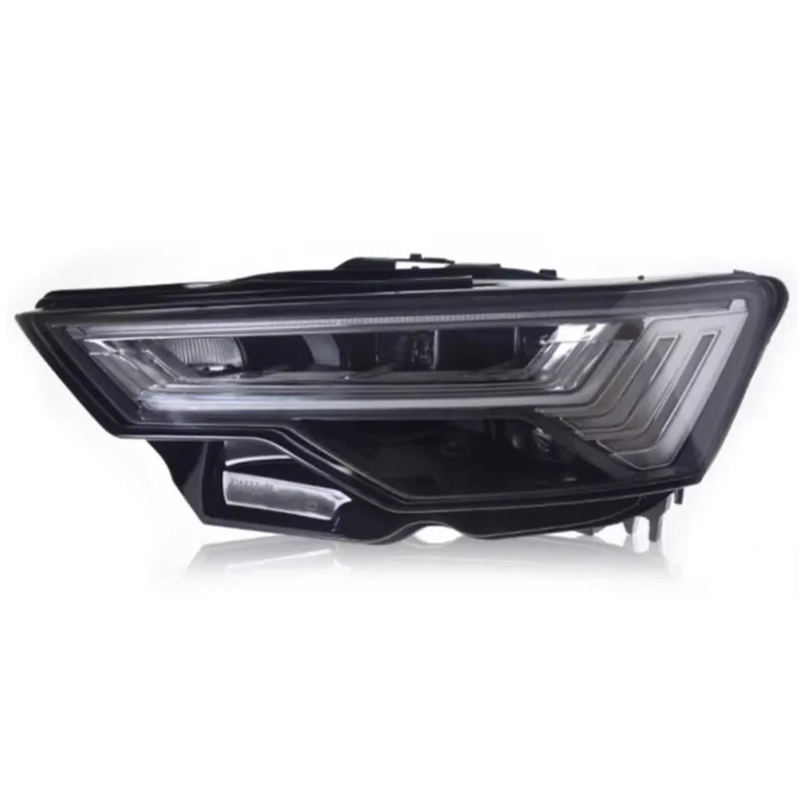 Faro Anteriore per Audi A6 C8 2019-2023, fendinebbia, luci diurne, luci di Stop, indicatori di direzione, Installazione Plug And Play. Gruppo Ottico Anteriore per Auto.