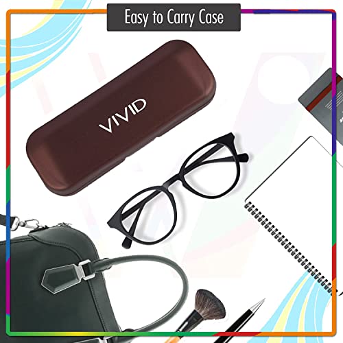 Image of VIVID Vision Unisex Adult Lightweight Eyewear Specs Case Cover | Protect Eye Glasses | Chashma Dibbi | Sunglass Box