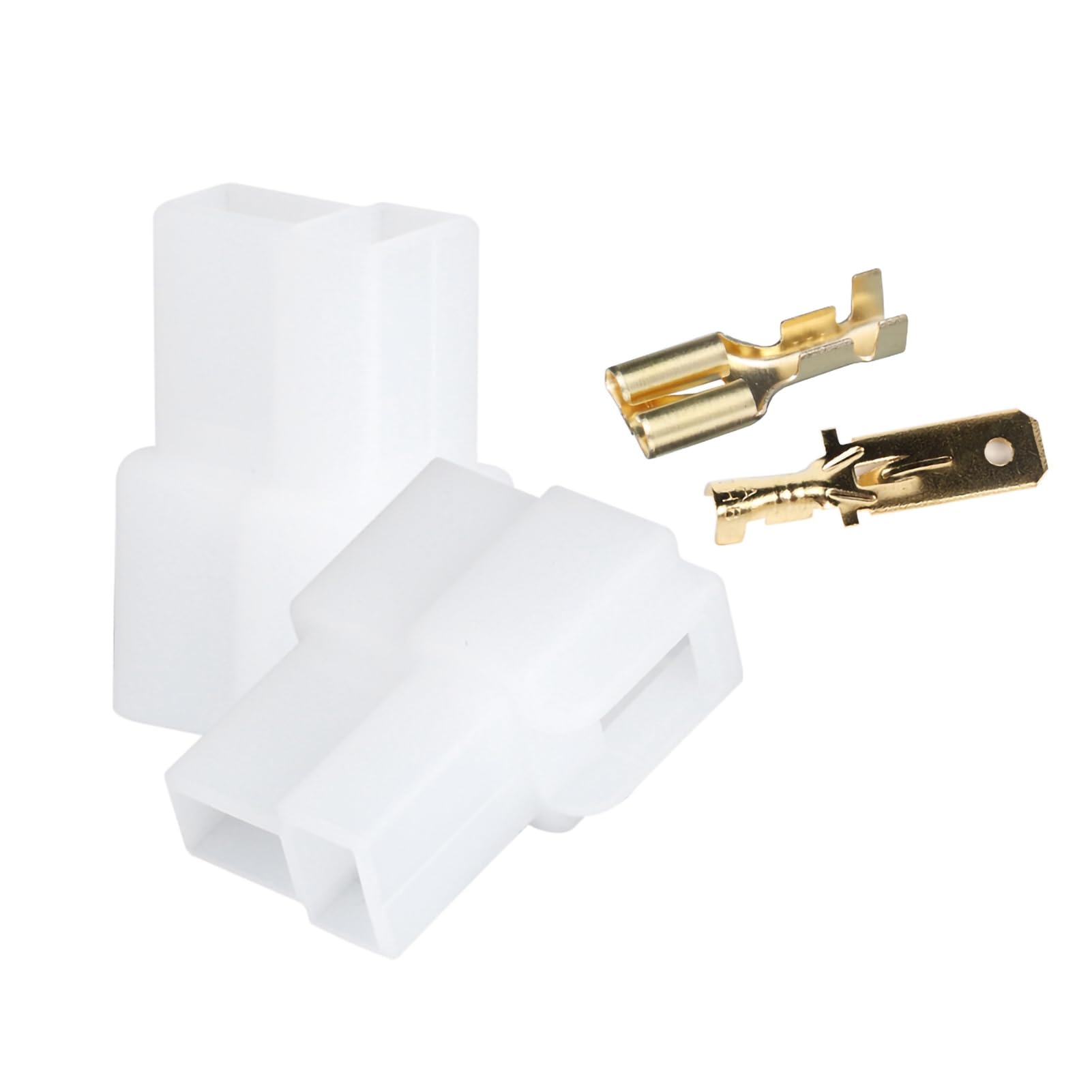 Generic Spina di Alimentazione Radio, Connettore Tipo T Sostituzione a 2 Pin per FT-7800R FT-8800R FT-8900R per Auto