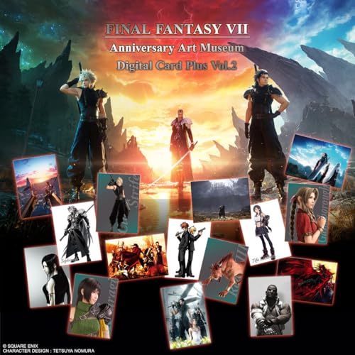 Square Enix Final Fantasy VII TCG Anniversary Art Museum Digital Card Plus Vol. 2 display box (20 confezioni * ANGLAIS*)