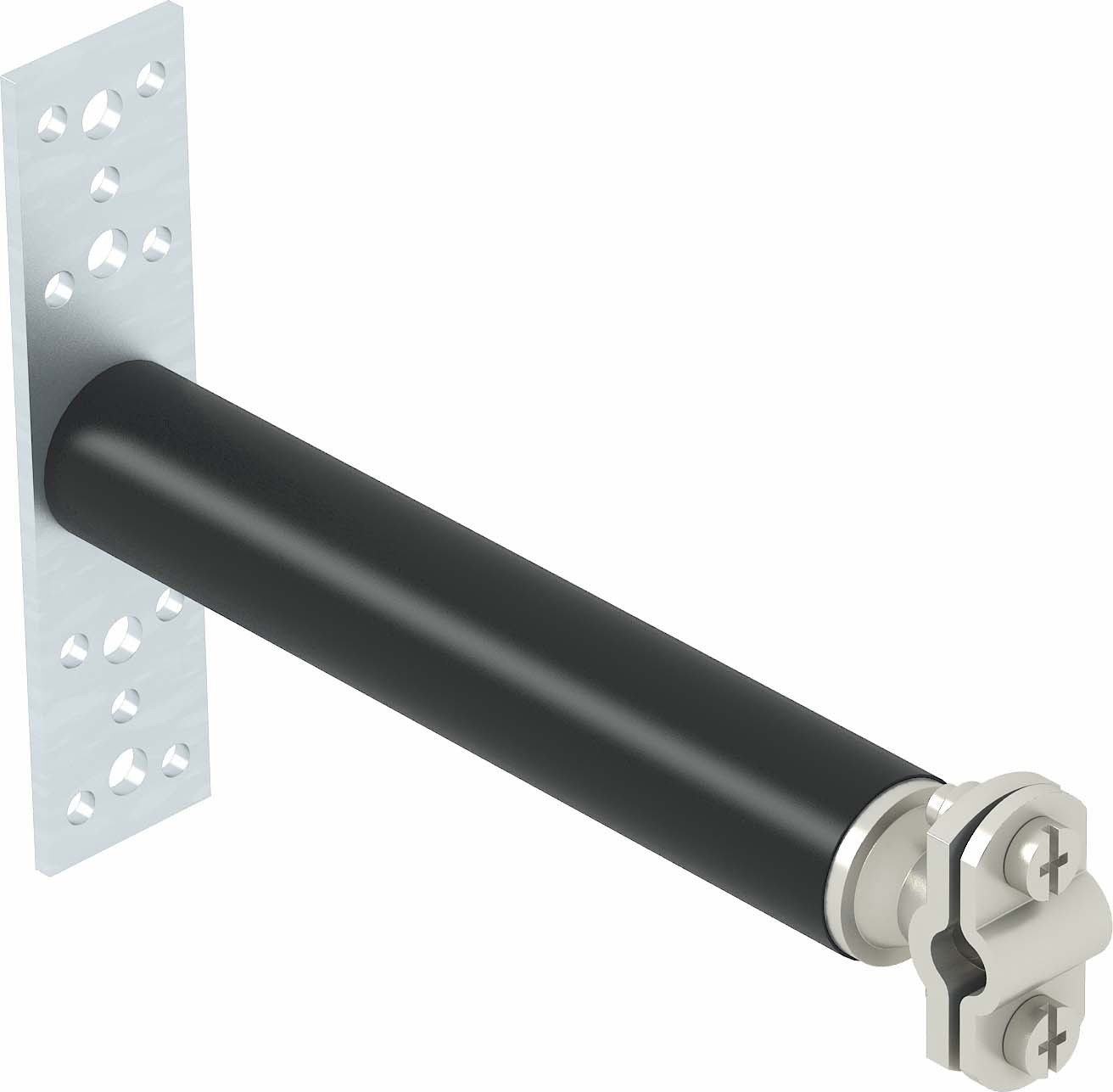 Distanciador ISO con fijación écarteur isolé haut de gamme pour conducteur rond 8mm