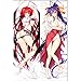 Jqchw Schule DXD Kissen Körper/Rias Gremory Dekorative Kissenbezug/Himejima Akeno Dekokissen Covers Sexy Charming Beidseitige Muster verdecktem Reißverschluss (Color : Peach Skin, Größe : 50CM*150CM)