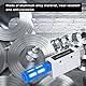 Oumefar Luftausstoßer für Vakuumgenerator aus Aluminiumlegierung CV 15HS Unterdruckgenerator Pneumatischer Auspuff Kompakt mit Schalldämpfer