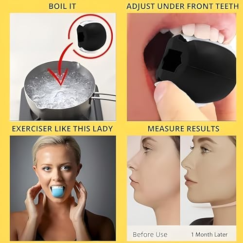 Image of Oblivion Jawline Chewing Gum 1 Pc - Multicolor Mouth Exerciser Jaw Sculpting Tool - Facial Muscle Exercise Trainer, Chewing Fitness Device for Face Toning & Strength, Reusable Workout Tool for Adults