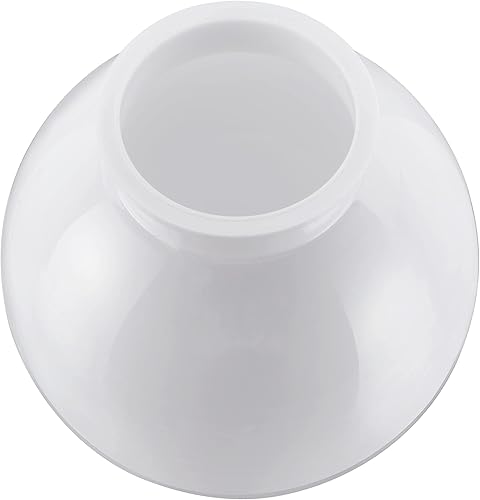 Miniatura 3 de Aspen Creative 28001-41, 6" acrílico blanco reemplazo lámpara poste globo con 3-18" cuello