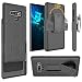 Samsung Galaxy Note 9 Belt Clip Holster Case, [ZASE] Design Galaxy Note9 Holster Slim Fit Armor Shell Protective Case Defender Swivel Belt Clip [Built-in Kickstand] (Black Holster Combo Case)