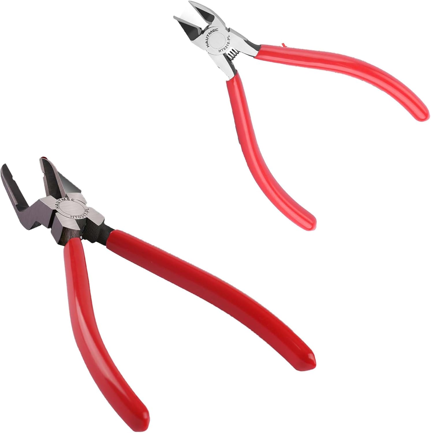 HAUTMEC 7 inch Panel Clip Removal Pliers Bundle with 6" Wire Cutters