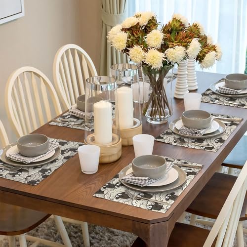 Set de table de cuisine lavable motif mouton pour repas de famille convivial - 7