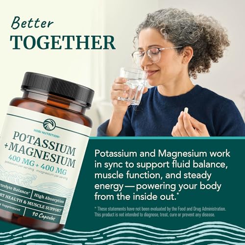 Nobi Nutrition Potassium Magnesium Supplement