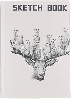 ديسكفري دفتر رسم بكعب ورق ابيض 90 جرام 100 ورقة بريكوين مقاس 17.5 × 25 A5 - ابيض C-8295-2