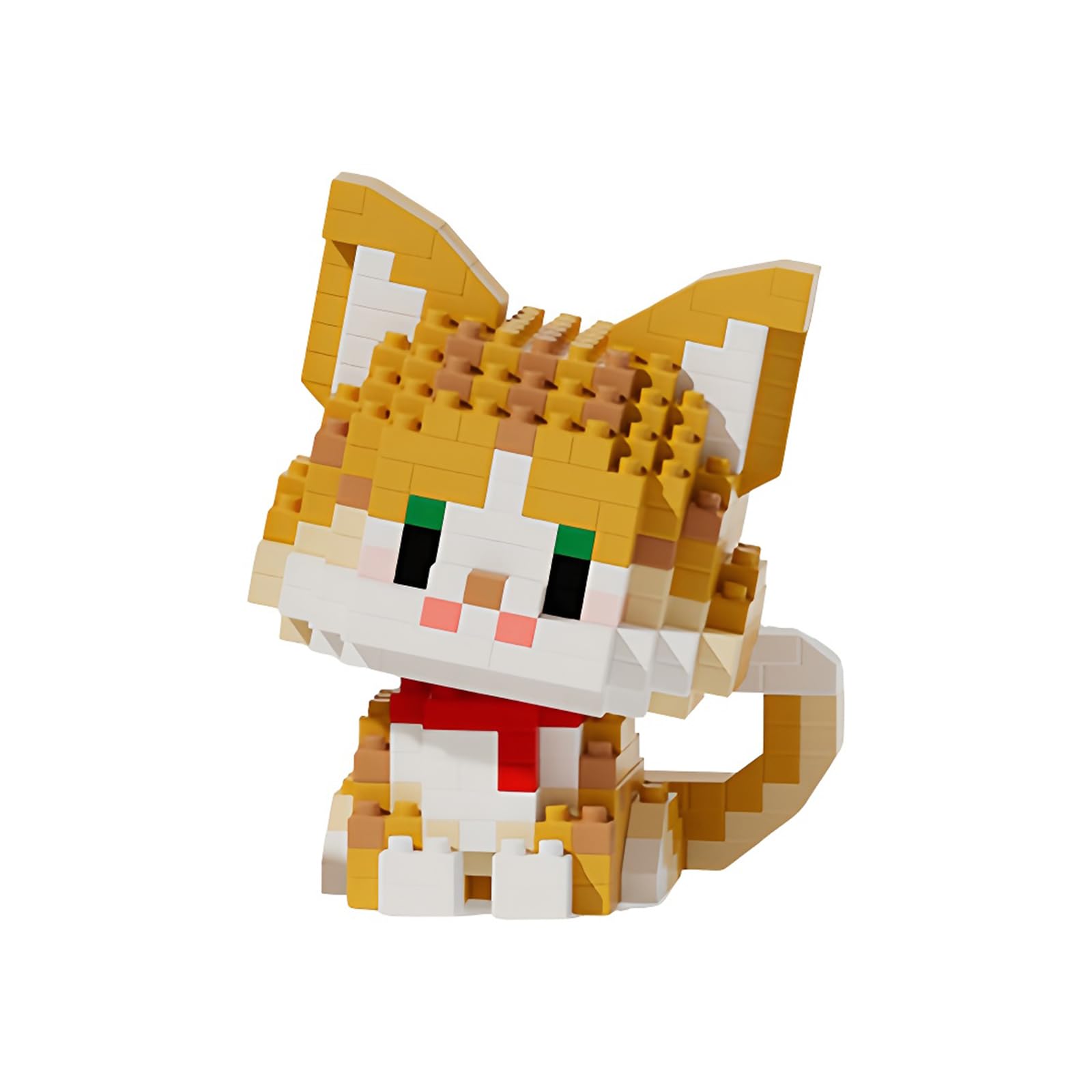 Amazon.com: NOOLY Animal Micro Building Blocks Set Mini Cat Building ...