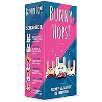 Asmodee – Bunny Hops, Carte da Gioco, Gioco da Tavolo, 4-16 Giocatori, 14+ anni, 20 min, Edizione in Italiano