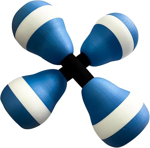 Miniatura 4 de Nuevo ejercicio aeróbico de agua pesas de espuma resistencia piscina 1 par, ejercicios de fitness de agua equipo para mujeres mayores peso Los