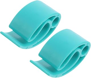 GANAZONO 2pcs Green Flying Disc Clamps, Lightweight Portable PE Holder