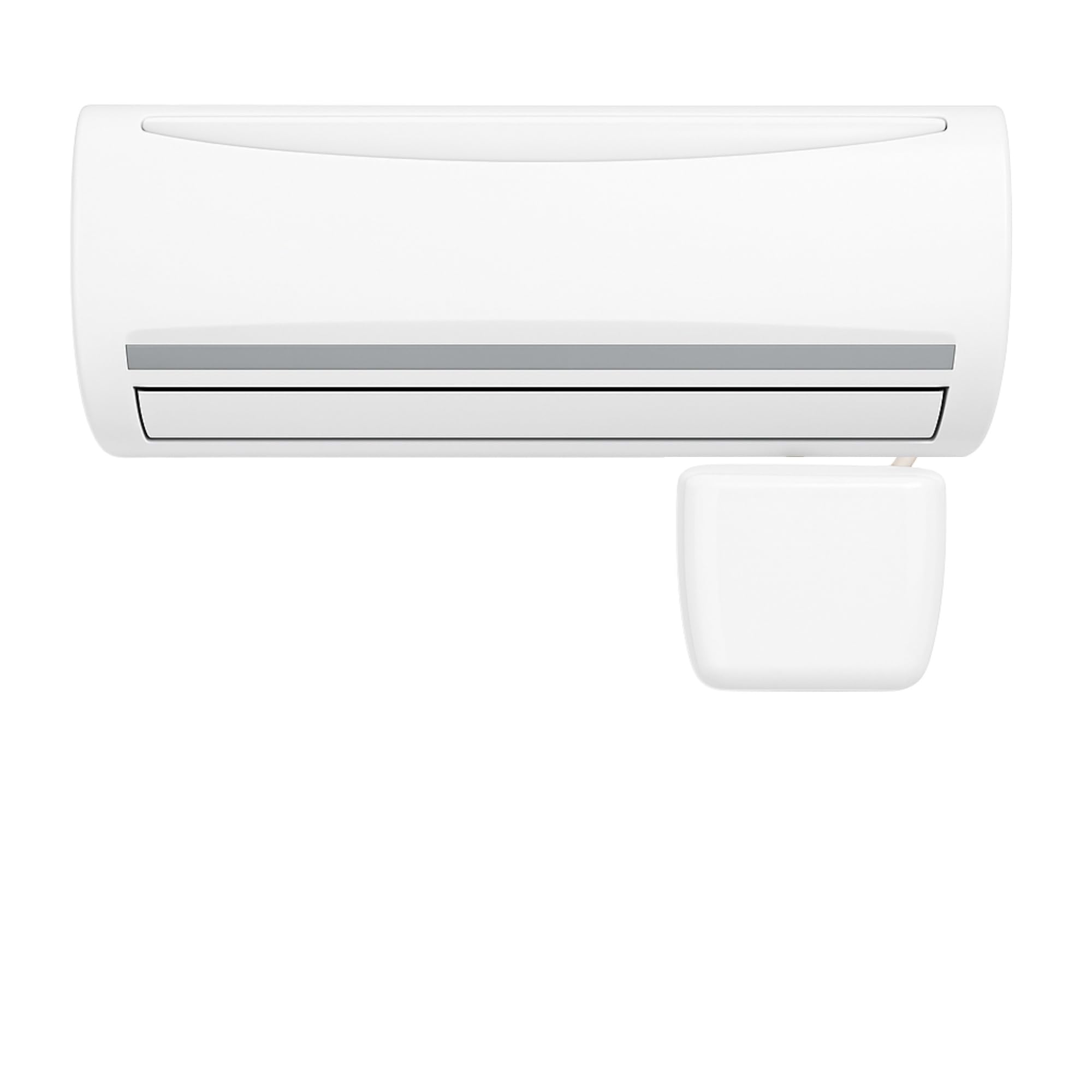 TECHZOCO Bomba de Condensados con deposito, Capacidad del Depósito 230 ml, ø tubo de salida de 6 mm, Rendimiento MAX 28 Kw, Voltaje 100-240V AC a 50/60 Hz, Dimensiónes 164 x 102 x 70 mm