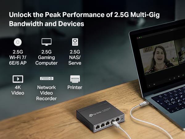 TP-Link TL-SG105S-M2, 5 Port Multi-Gigabit 2.5G Unmanaged Ethernet Switch - image 4