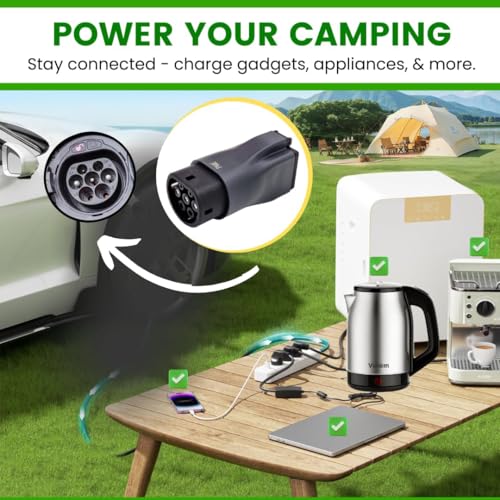 Image of PME V2L Vehicle-to-Load Adapter for MG Windsor Essence Pro & MG Cyberster EV - 2.5kW Portable Power Output | 16A Waterproof Socket