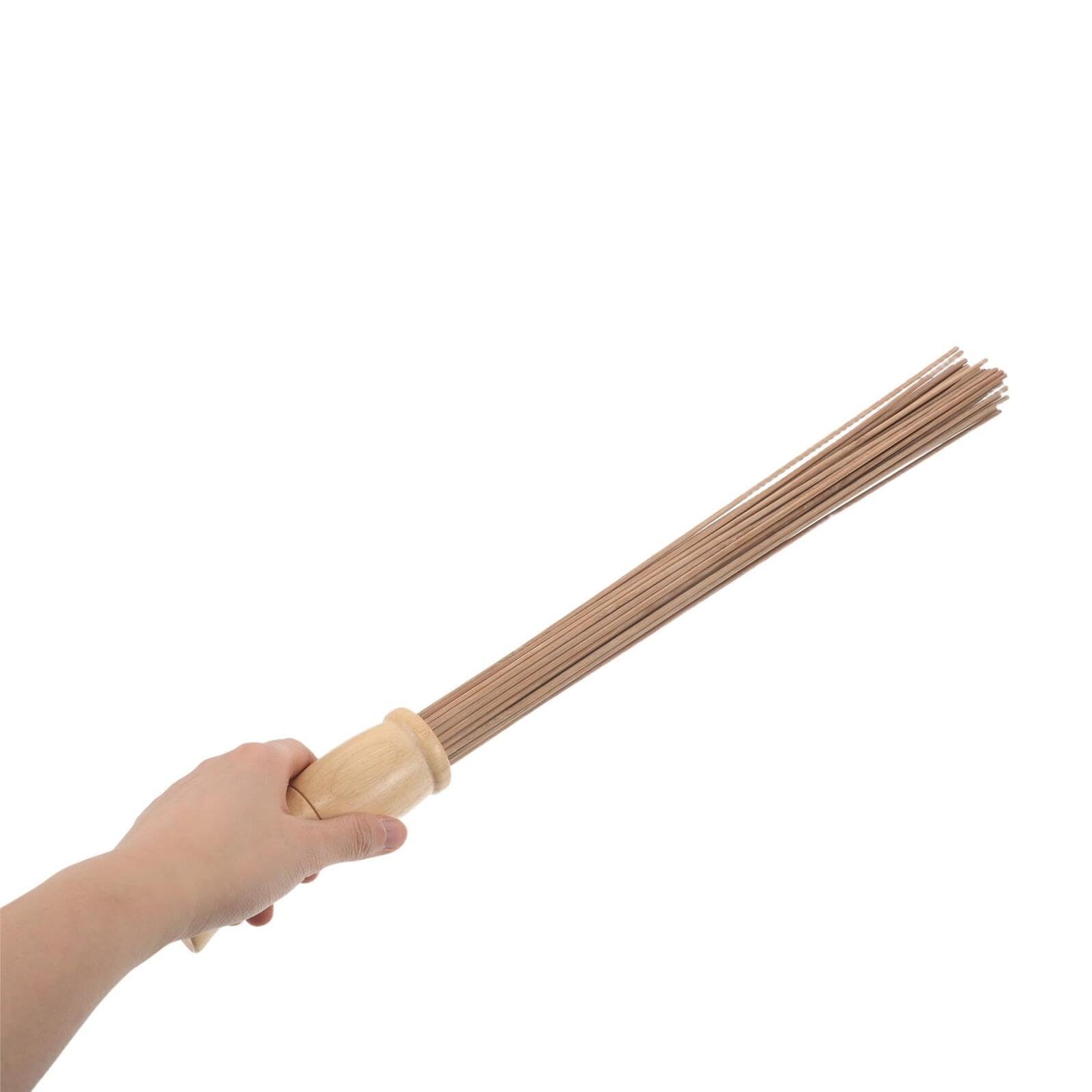 PLAFOPE Palo de Masaje de Bambú Portátil para Puntos de Acupuntura, Herramienta de Masaje Manual para Espalda y Hombros, Masajeador de Golpeteo Muscular para Relajación Corporal Completa