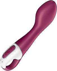 Satisfyer Hot Spot Connect App Vibrador de Punto G con Bluetooth y Función de Calor | Silicona Médica | Consoladores para Mujer con Vibración | Juguetes Eróticos