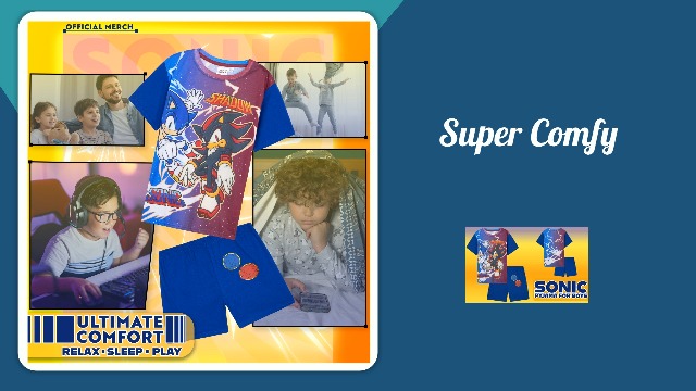 Amazon.com: Get Trend Sonic the Hedgehog Boys Pajamas Set 2 Piece