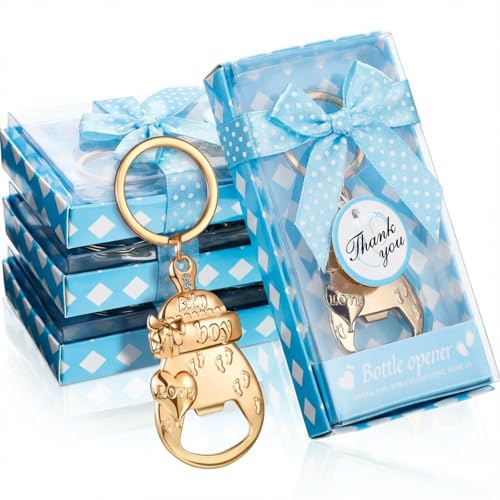 Décapsuleur doré de baby shower : lot de 24 cadeaux souvenirs