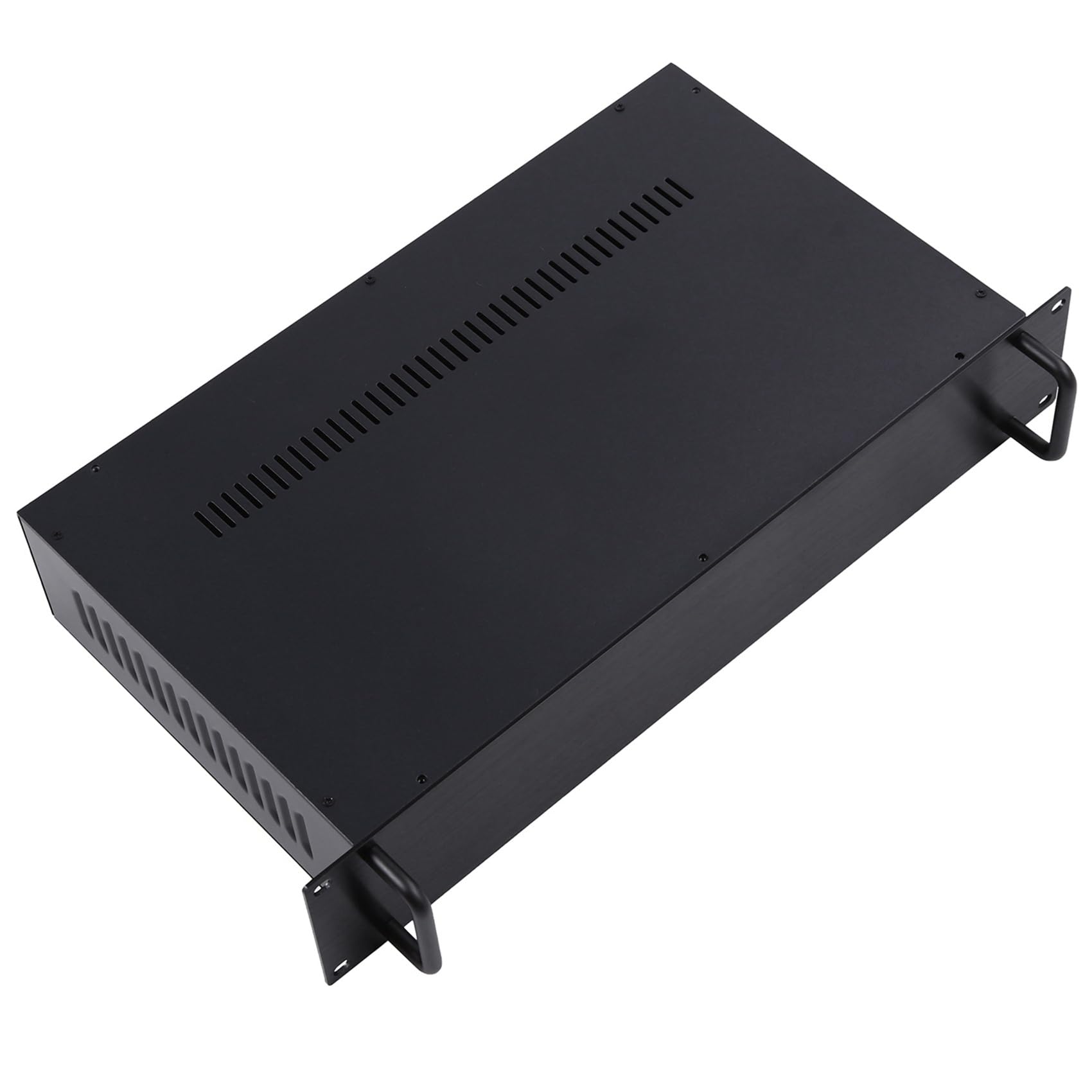 2X Chassis 2U Server 19 Pollici Rackmount Case Scatola Dati Switch Power Communication per Computer con Montaggio su Rack nel Metallo
