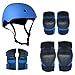 Lixada Protezione di Casco Bambini, Ginocchiere Gomitiere e Protezione Polso per Pattini a Rotella, 7 in 1 Bici Protezioni Set Protezione di Casco per Skateboard Pattini in Linea Bicicletta
