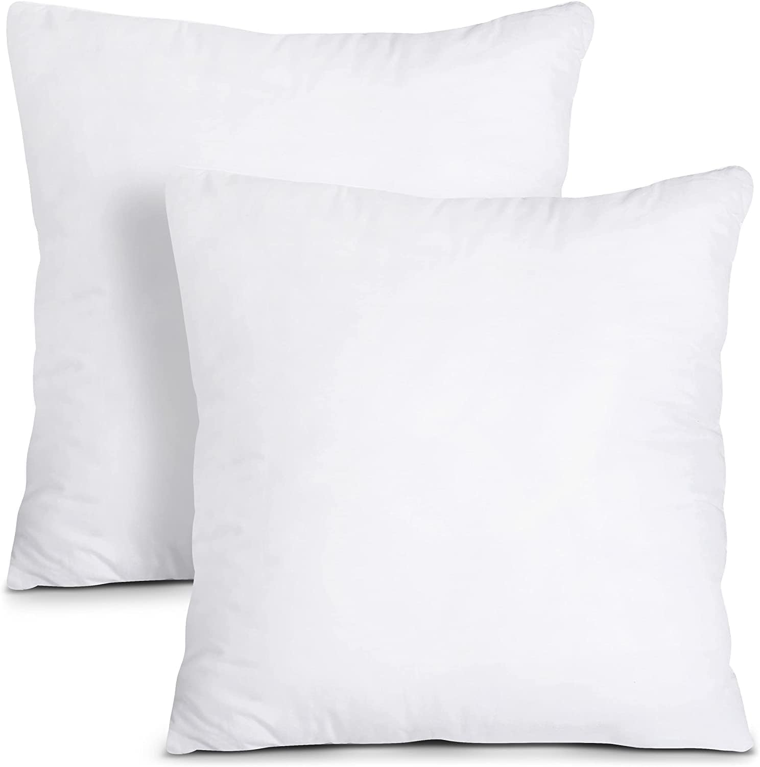 Original Sleep Company Pack Of 2 Cushion Pads Super Bounce Back Microfibre Inner Insert - Hollowfibre Filling Machine Washable - Hypoallergenic Cushion - 18 X 18 In (45 X 45 Cm)