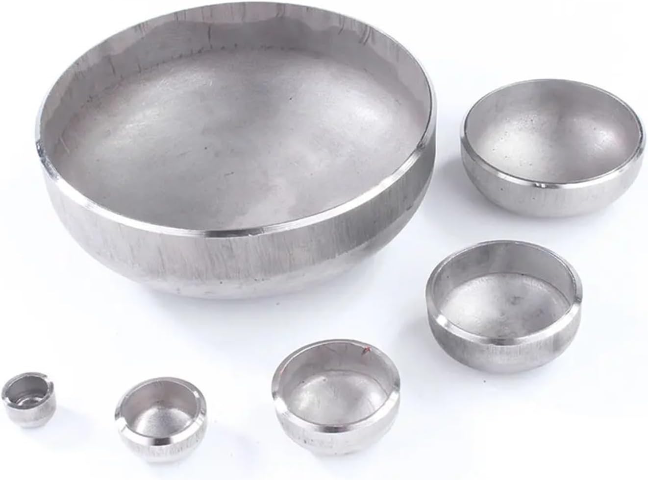 114 133 159 168 180 200 219 250 273 300 325 350 377 400mm Tube End Cap Blind Head 304 Stainless Steel Pipe Fitting Industrial(219mm OD)