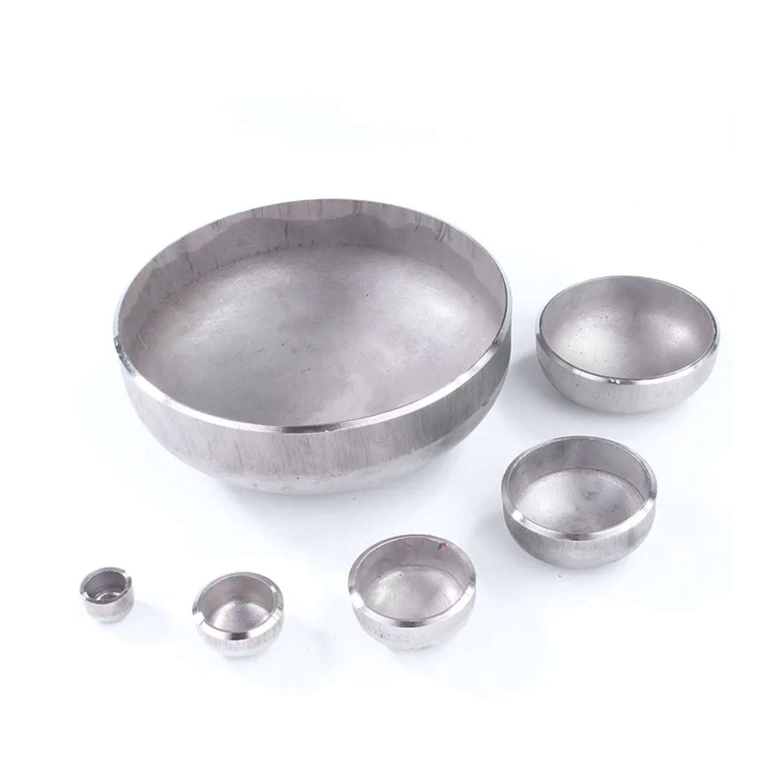114 133 159 168 180 200 219 250 273 300 325 350 377 400mm Tube End Cap Blind Head 304 Stainless Steel Pipe Fitting Industrial(200mm OD)