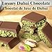Ceres Gourmet Handmade Dubai Chocolate Pistachio Bar 3.5 Oz Square – Authentic Handmade, Perfect for Every Occasion, Luxury Chocolate Bars with Crispy Kunafa Filling