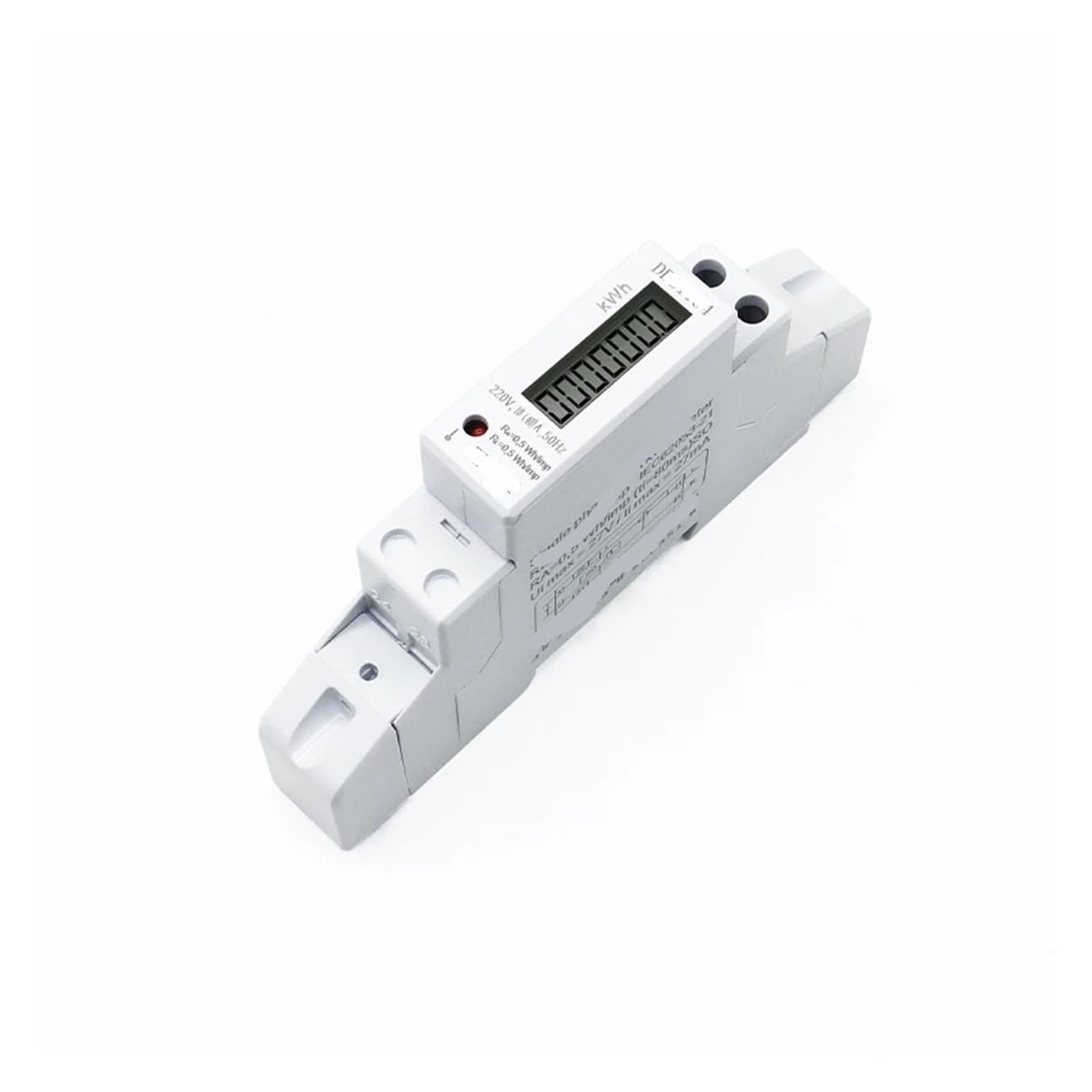 Medidor De Electricidad Doméstica 20A 40A 220V Carril DIN Consumo De Energía Electrónico Monofásico A