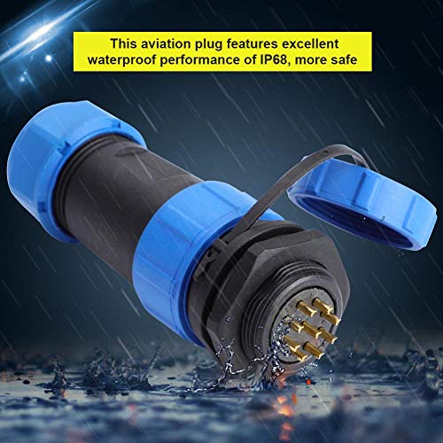 Presa Aeronautica Impermeabile IP68 - 3 Pin, Resistente Ad Alta Temperatura, Per Collegamenti Sicuri - Foto 12