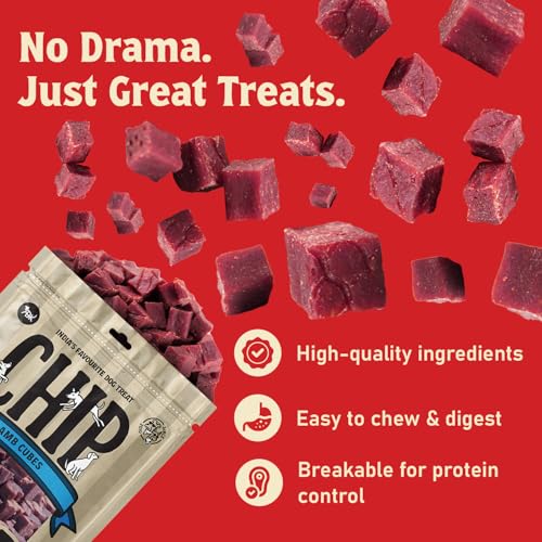 Image of Chip Chops Dog Treat, 70g, Tasty & Nutritious Dog Snack (Lamb Cubes, Pack of 1)