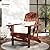Outsunny Wooden Adirondack Chair, Outdoor Patio Lawn Chair with Cup Holder, Weather Resistant Lawn Furniture, Classic Lounge for Deck, Garden, Backyard, Fire Pit, Brown