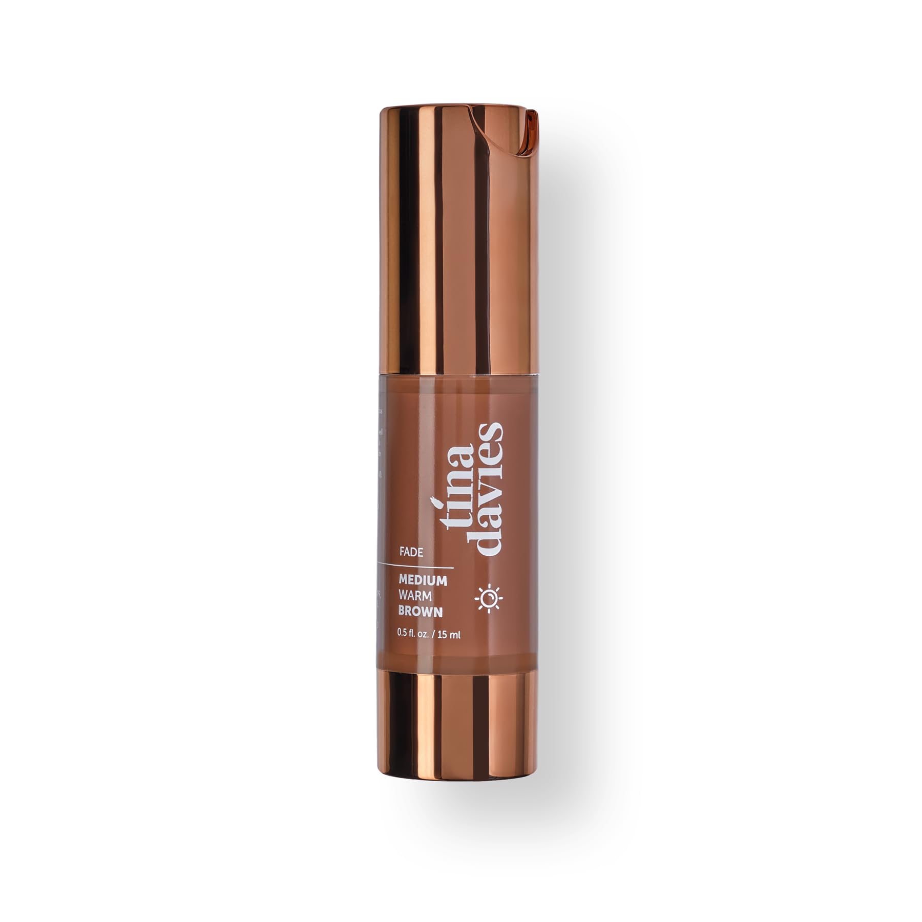 Tina Davies FADE Eyebrow Pigments, Medium Warm Brown 15ml, FADE Medium Warm Brown, 15 ml (Pack of 1)
