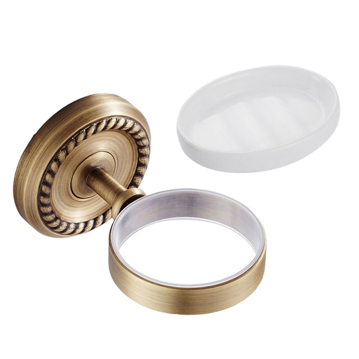 Jabonera de Cobre F6719 de Pared Estilo Antiguo para Baño