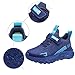 Boys Fashionable Mesh Sneakers Lightweight Casual Running Shoes for Comfortable Daily Wear Athletic Activities (Dark Blue, 11.5 Little Child)